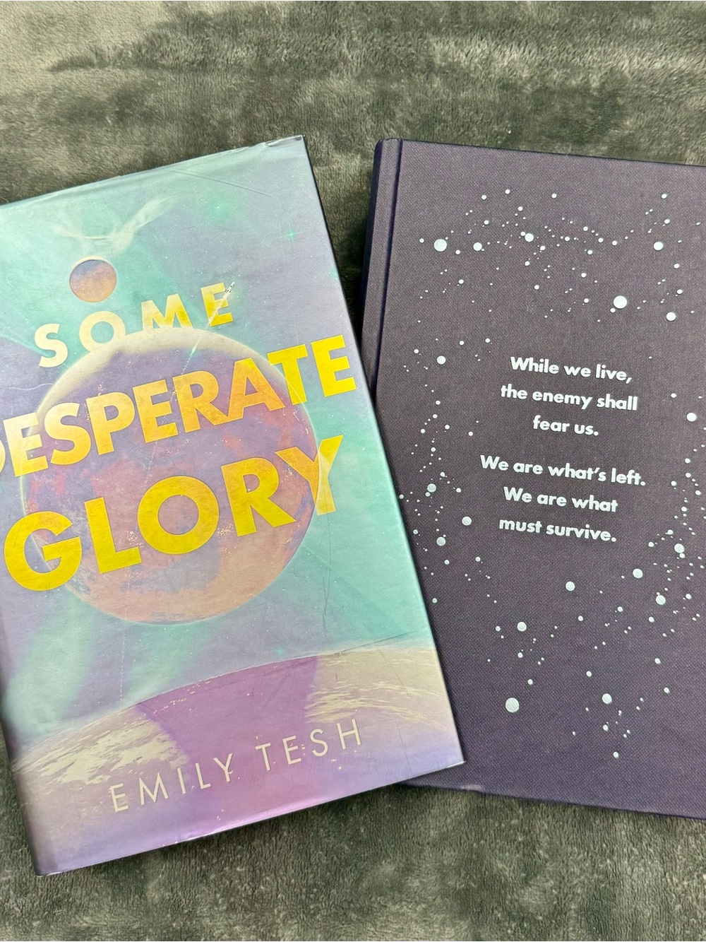 SIGNED Some Desperate Glory by Emily Tesh (Illumicrate Edition)